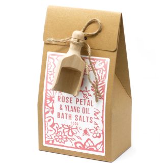 500 g de sal de baño - Ylang y rosa del Himalaya - Imagen 3