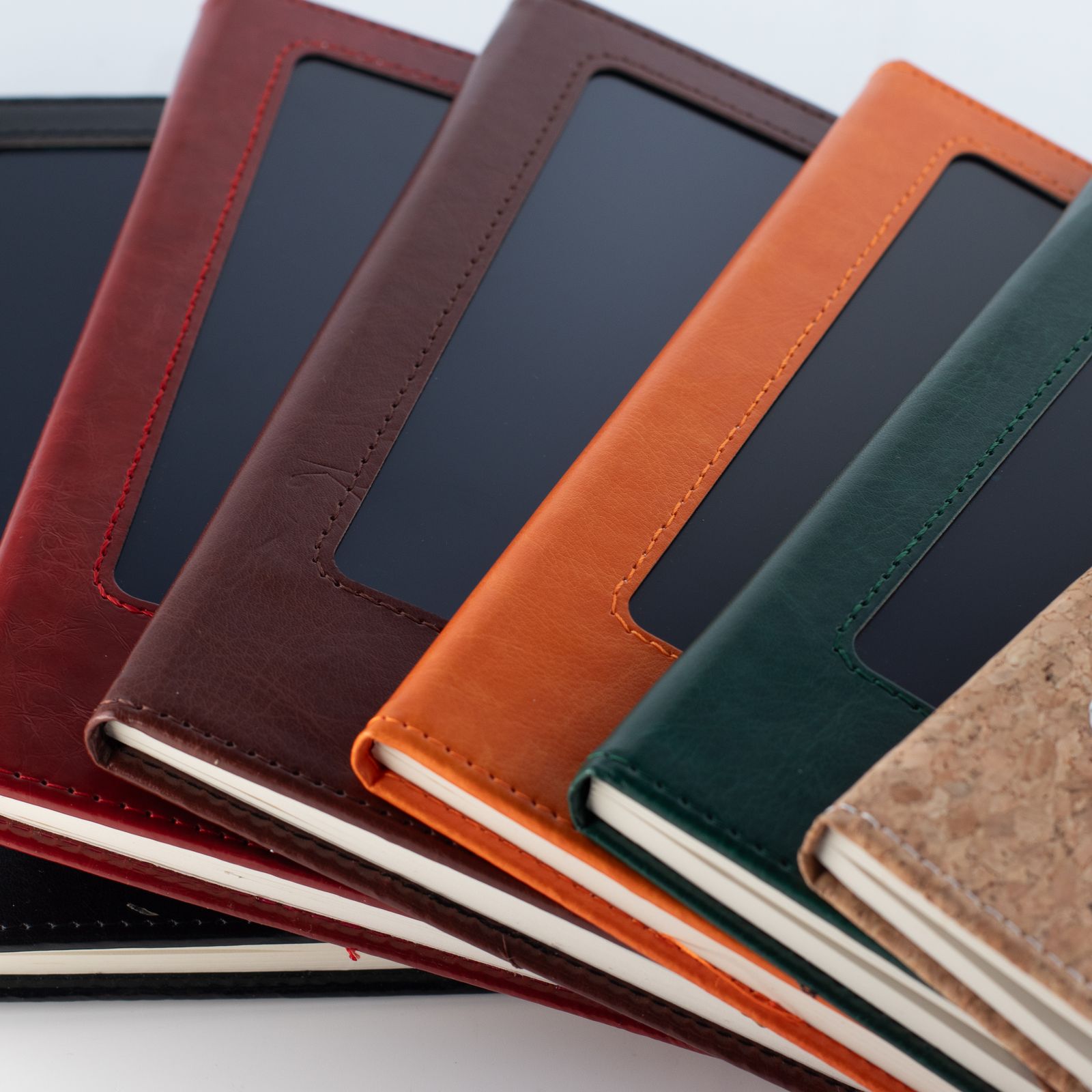 A5 Cuaderno de Intención - Pantalla LCD de limpieza - Efecto cuero marrón - 80 hojas - Imagen 5