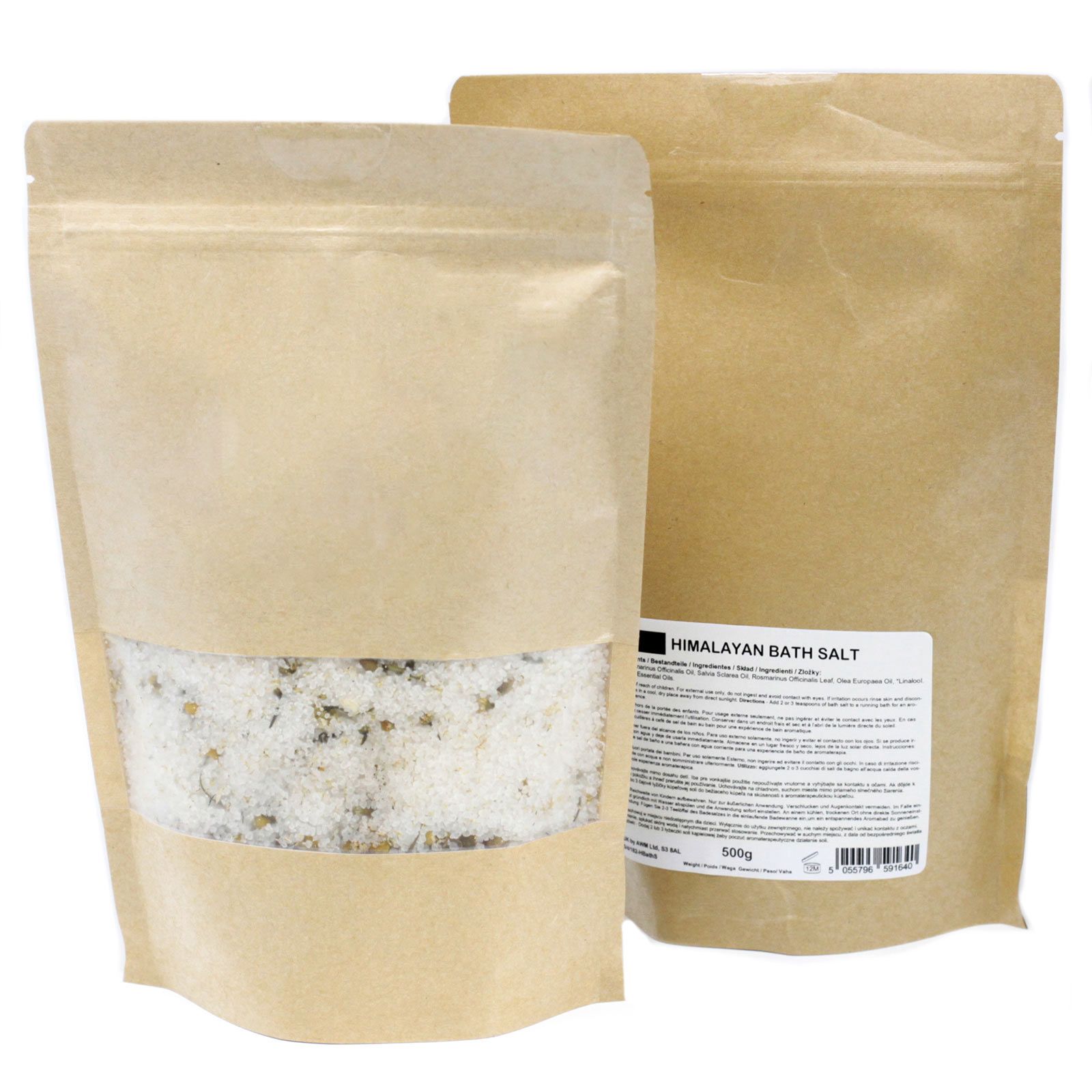 Mezcla de sales de baño del Himalaya 165 g - Skin Revive - Etiqueta blanca - Imagen 6