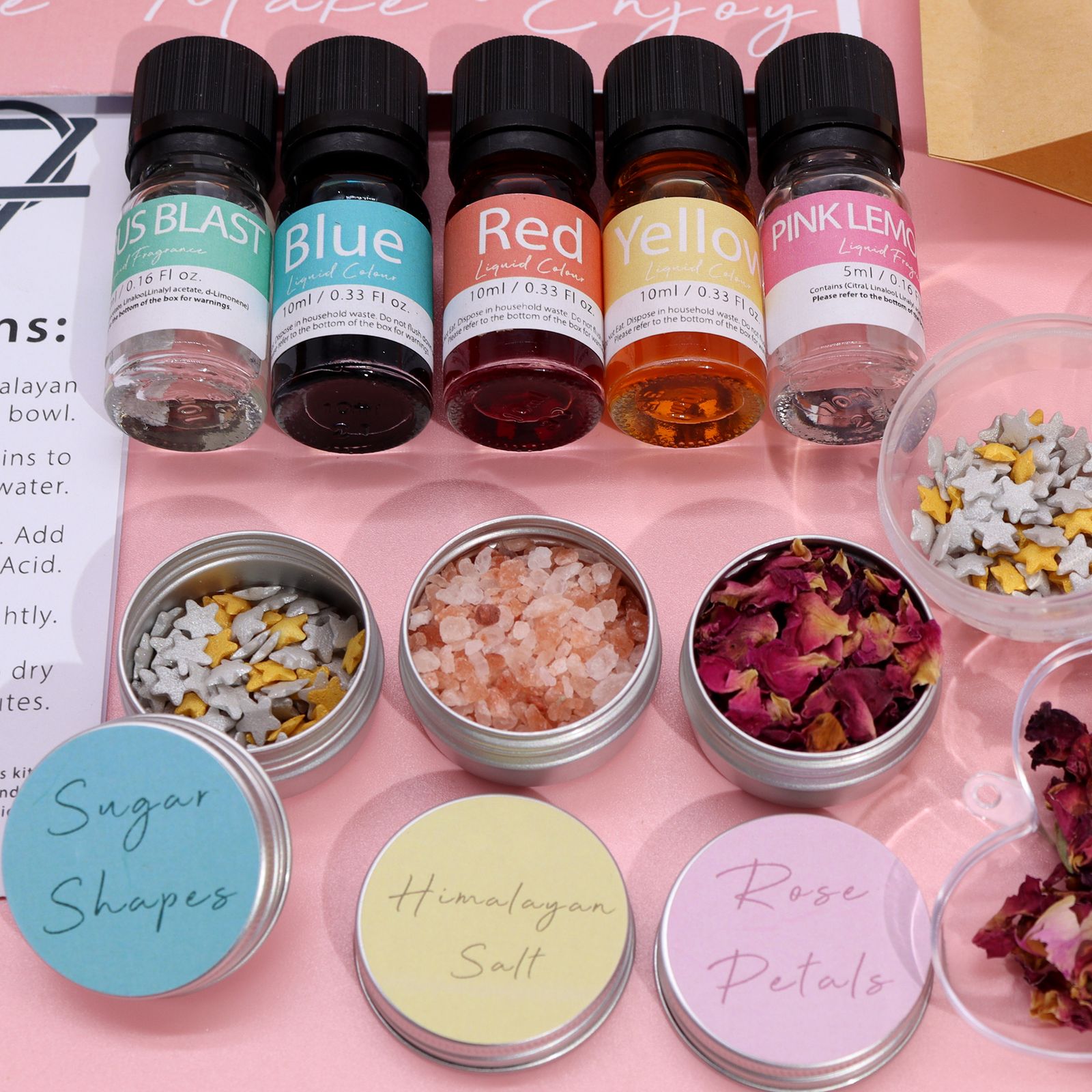 Kit de bombas de baño - Rosa y chicle - Imagen 3