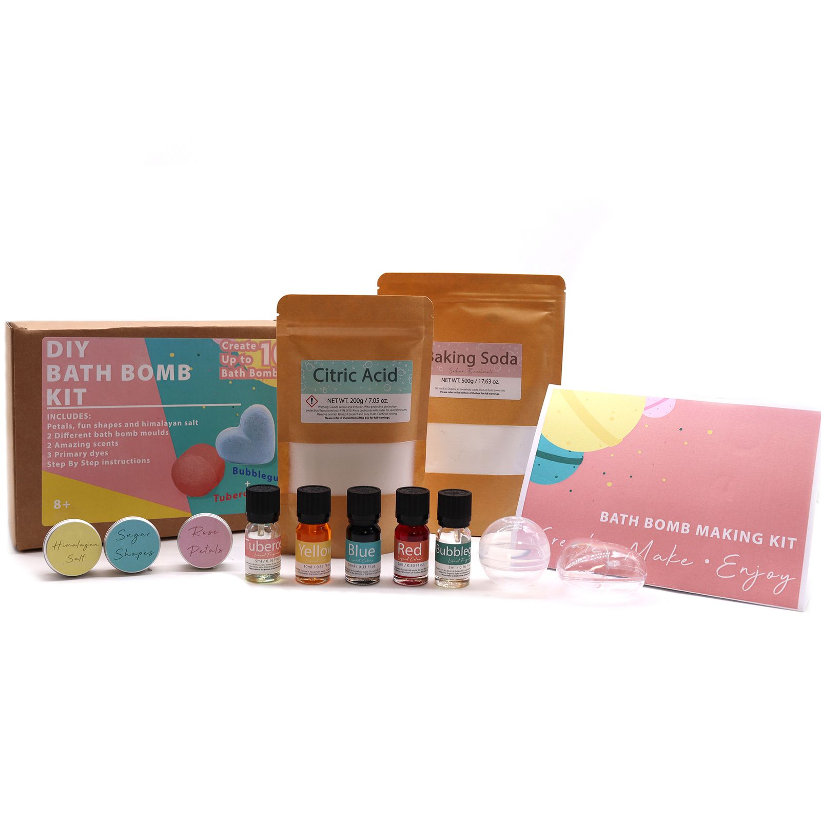 Kit de bombas de baño - Rosa y chicle - Imagen 2